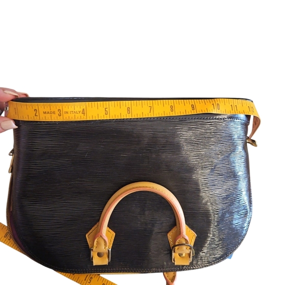Louis Vuitton Black and Yellow Epi Alma Leather Handbag - Picture 11 of 13